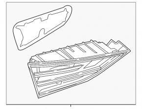 Audi A3 8V 17-20 4D Usa LED Interior Trunk Lid Light Left