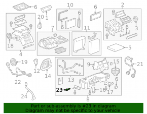Buick Encore 13-19 Heater Air Temperature Sensor