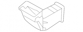 Kia Niro 17-22 rear row air duct