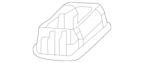 Internal tailgate closing button Mercedes GLA 15-20