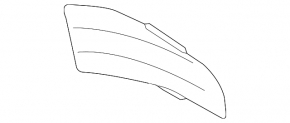 Air duct for air intake Lincoln MKC 15-