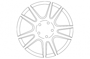 Wheel disk R18 x 7.5J Infiniti Q50 18-24