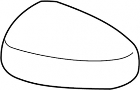 Left side mirror cover for Nissan Murano z51 09-14