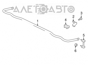 Rear stabilizer bar for Mitsubishi Galant 2010
