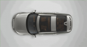 2 longitudinal roof rails for Land Rover Discovery 17-25