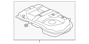Mitsubishi Outlander 14-18 AWD Fuel Tank