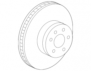 Front right brake disc BMW 5 GT F07 10-17 N63