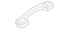 Front left ceiling handle BMW 3 F30 12-13 black, without plugs