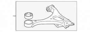Lower front left control arm for Honda Civic 11-15