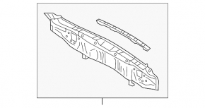 Subaru Forester 14-18 SJ rear panel graphite