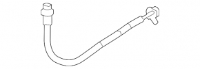 Brake hose rear left VW Jetta 19-24 under the beam