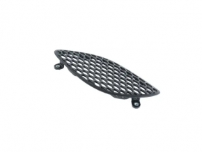 Hood grille left Dodge Durango 18-20 black