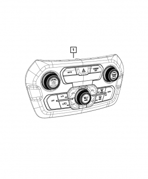 Climate control Jeep Renegade 15-18 Dorest Manual