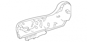 Lexus NX200t NX300h 15-21 black passenger seat trim, right side