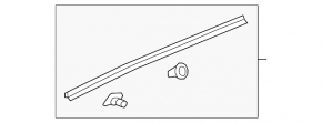 Honda Accord 21-22 front left lower door seal
