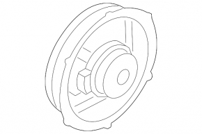 Speaker door rear left VW Touareg 11-16