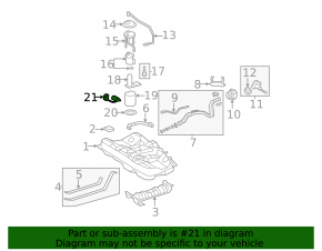 Fuel level sensor Toyota Camry v40 07-11