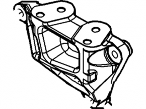 Ford Flex 09-12 Front Engine Mount Bracket