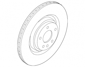 Front left brake disc Audi A6 C8 19-338/30mm