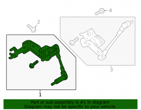 Front body position sensor Audi A5 F5 17-24