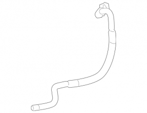 Air conditioning pipe condenser-compressor Mercedes W164 ML 07-11 3.0d