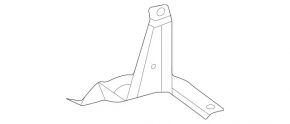 Radiator bracket lower right Mercedes W167 GLE 350 450 20-23
