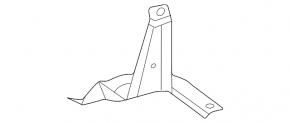 Radiator bracket lower right Mercedes W167 GLE 350 450 20-23