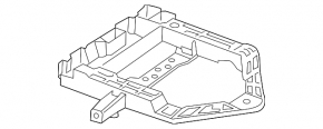Fastening of trunk blocks Mercedes C-class W205 15-18