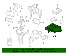 Fastening of trunk blocks Mercedes C-class W205 15-18