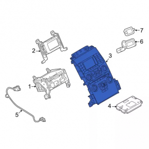 USB Hub Ford C-max MK2 13-18