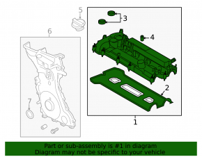 Ford Fusion mk5 13-18 2.0T valve cover