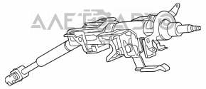 Mazda CX-7 06-09 steering column