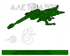 Mazda CX-7 06-09 steering column