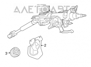 Mazda CX-7 06-09 steering column