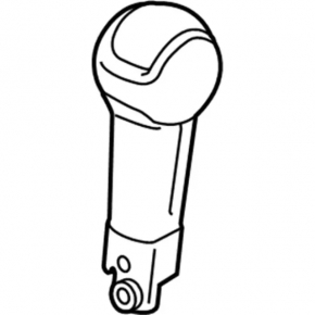 Gear knob Ford Mustang mk6 15- leather black