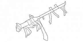 Under-torpedo pipe reinforcement Mazda6 09-13