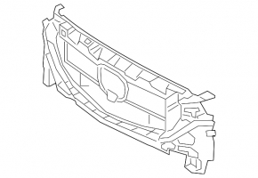 Radiator grille bracket Mazda 6 18-21