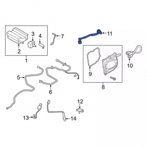 Crankcase ventilation pipe Ford Bronco Sport 21-26 2.0