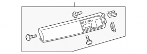 Right front panel trim for Land Rover Range Rover Velar 18-23 black