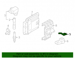 Crankshaft Position Sensor VW Jetta 11-18 USA 1.4T