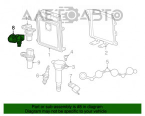 Map sensor Jeep Patriot 11-16