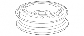 Spare tire spare wheel R17 Chevrolet Impala 14-20