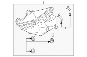 Air Filter Housing Mitsubishi Eclipse Cross 18-24