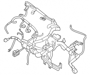 Underhood wiring with fuse box Nissan Sentra 13-15