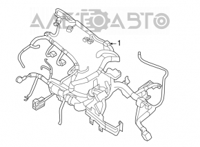 Underhood wiring with fuse box Nissan Sentra 13-15