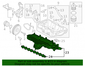 Volvo XC60 22-26 B6 Intake Manifold