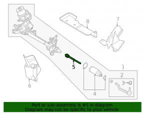 Left steering rod for Nissan Pathfinder 22-25