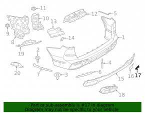 BMW X7 G07 19-25 Rear Bumper Tow Hook Cover with M-Type, Bumper Cover & Components, 2023-25, Outer, Gloss Black
