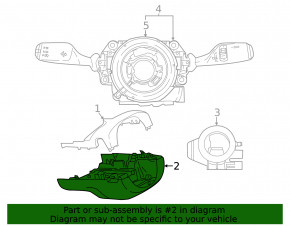 Steering column frame BMW X3 G01 18-24