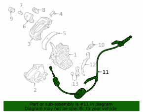 Honda CRV 17-22 Shift Cable